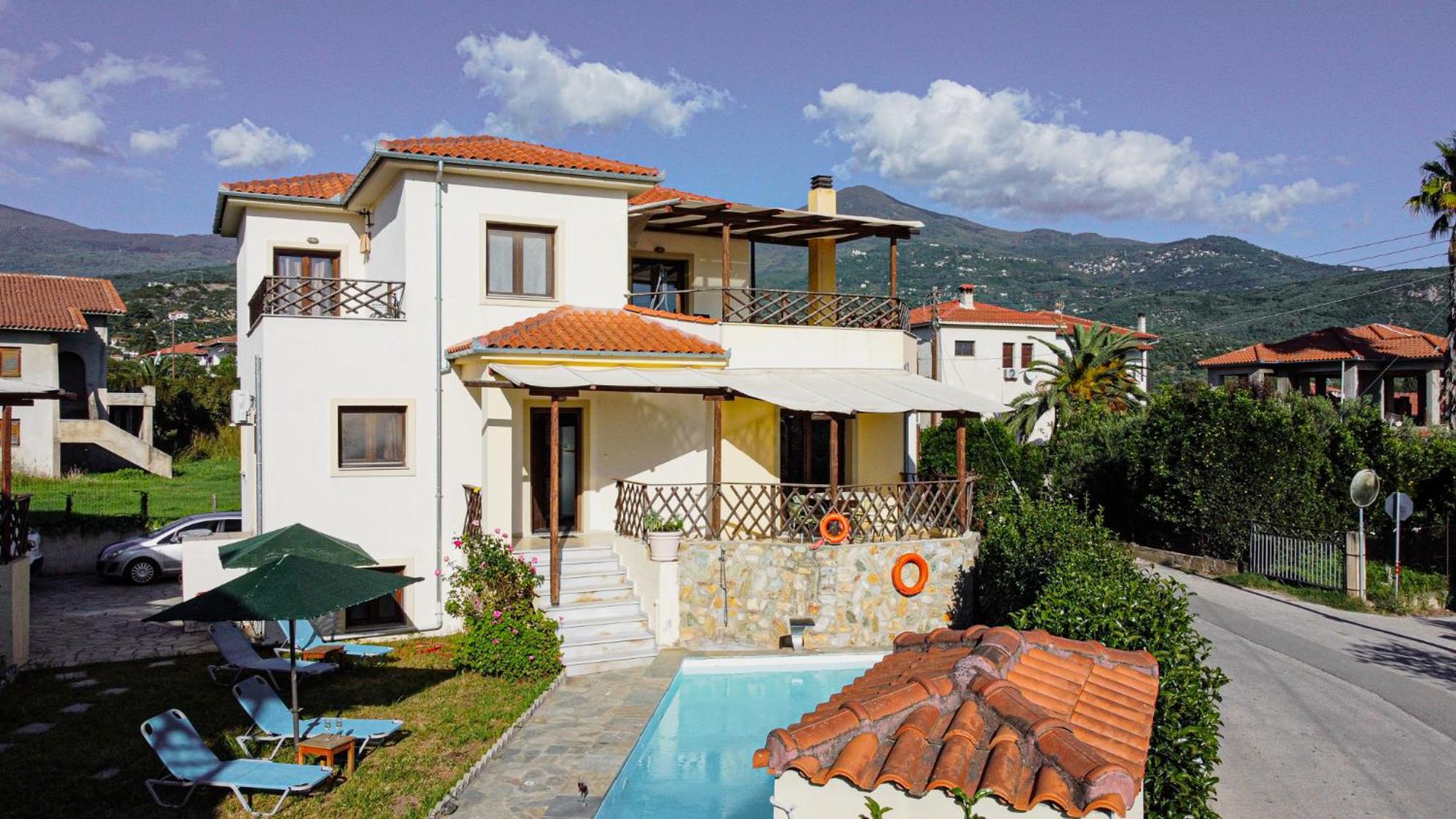 Villa Eridos Kato Lekhonia Ngoại thất bức ảnh